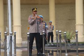 Irwasda Polda Bengkulu Pimpin Apel Pagi, Tekankan Disiplin dan Tanggung Jawab Personel