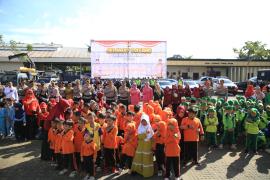 Kapolda Bengkulu Sambut Kunjungan Edukatif Murid TK dan RA dalam Program “Mengenal Lebih Dekkat Polri”