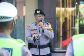 Karoops Polda Bengkulu Pimpin Apel Pagi Ops Ketupat Nala 2026