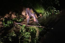 Tiga Titik Longsor Terjadi di Talang Ratau, Akses Jalan Sempat Terganggu