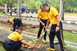 Polres Lebong Gaungkan Gerakan Indonesia Asri di Destinasi Wisata