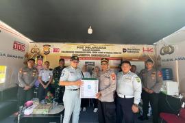 Jasa Raharja Bengkulu Gelar Aksi Simpatik di Pos Pelayanan Terpadu Selama Siaga Idulfitri 1447 H