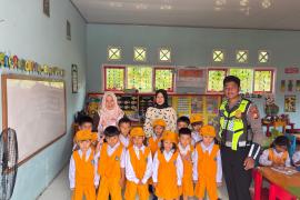 Lewat Program Polisi Sahabat Anak, Satlantas Kepahiang Bangun Kesadaran Tertib Berlalu Lintas
