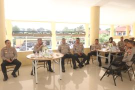 Coffee Morning Polda Bengkulu, Kapolda Ingatkan Antisipasi Cuaca Ekstrem dan Optimalisasi Layanan 110