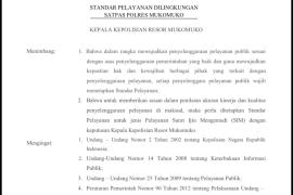 Satpas Polres Mukomuko Tetapkan Standar Pelayanan, Wujudkan Pelayanan SIM yang Profesional dan Transparan