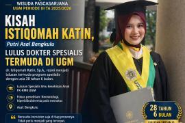 Membanggakan, Istiqomah Katin, Putri Asal Bengkulu Lulus Dokter Spesialis Termuda di UGM