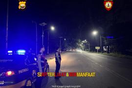 Personel Dit Samapta Polda Bengkulu Laksanakan Patroli R4 Di Kawasan Pantai Panjang