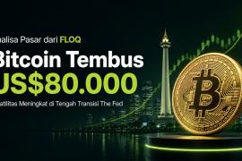 Bitcoin Tembus US$80.000, Pasar Diuji Transisi The Fed dan Perpecahan FOMC
