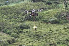 Drone Kargo DJI FlyCart 100 untuk Distribusi Logistik di Medan Ekstrem