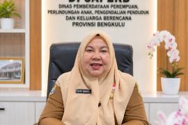 Kepala Dinas Pemberdayaan Perempuan, Perlindungan Anak, Pengendalian Penduduk dan Keluarga Berencana (DP3AP2KB) Provinsi Bengkulu, Ns. Gusti Miniarti, S.Kep., M.H., 