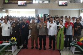 Kapolda Bengkulu Hadiri Aksi Nasional Pencegahan Penyalahgunaan Obat-Obat Tertentu di Bengkulu