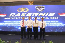Ditreskrimsus Polda Bengkulu Borong Penghargaan Nasional Tipidkor Mabes Polri