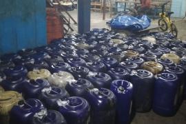 Barang Bukti 4000 Liter Bio Solar Disita