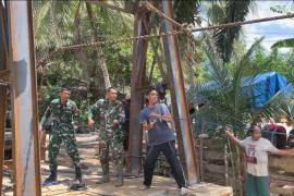 Sinergi TNI dan Rakyat: Pembangunan Jembatan Gantung Pagaruyung Masuki Tahap Krusial