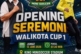 Walikota Cup I Mini Soccer Resmi Digelar, Pemkot Bengkulu Tantang Pemkab Kaur pada Laga Ekshibisi