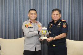Kapolda Bengkulu Terima Silaturahmi Kepala Kanwil DJBC Sumatera Bagian Barat, Perkuat Sinergi Pengamanan