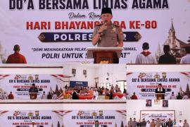  Polres Kaur Gelar Doa Bersama Lintas Agama