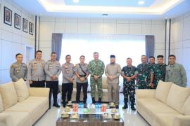 Kapolda Bengkulu Terima Kunjungan Pangdam XXI/Radin Inten