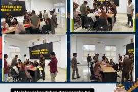 Satreskrim Polres Bengkulu Tengah Serahkan Tersangka dan Barang Bukti Kasus Migas ke Kejari