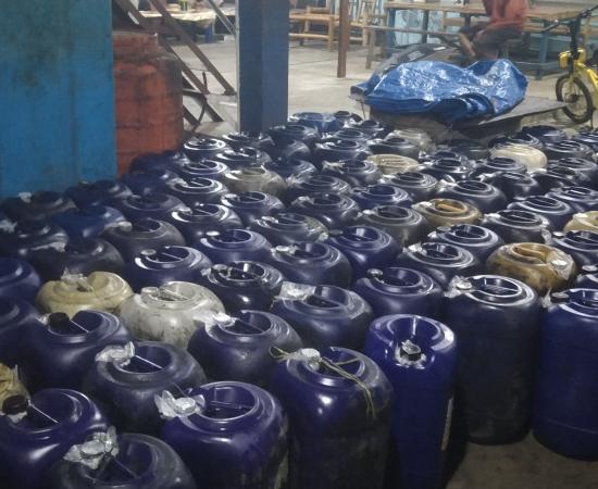 Barang Bukti 4000 Liter Bio Solar Disita