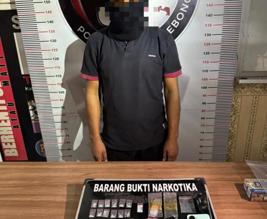 Tersangka Pengedar Sabu di Lubuk Ubar