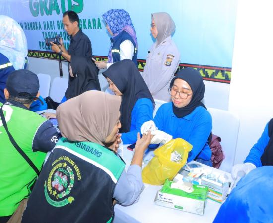 Sambut Hari Bhayangkara Ke-80, Polda Lampung Gelar Bakti Kesehatan untuk 7.600 Warga dan Luncurkan Layanan Modern