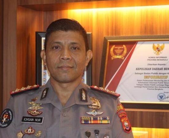 Kabid Humas Polda Bengkulu, Kombes Pol. Ichsan Nur, S.I.K., 