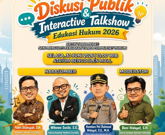 Talkshow Angkat Tema "Kritik Tanpa Jerat Pidana"