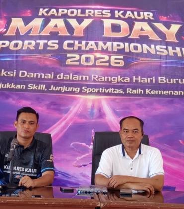 Polres Kaur Buka Turnamen MLBB Mayday E-Sport Championship 2026