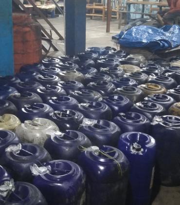 Barang Bukti 4000 Liter Bio Solar Disita