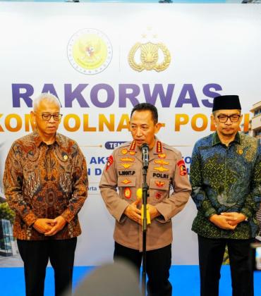 Kapolri di Rakorwas Kompolnas: Mitra Strategis untuk Pembenahan Polri