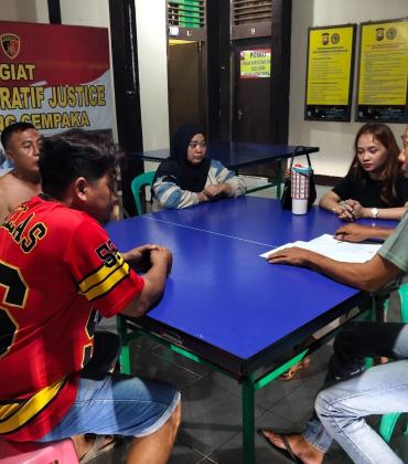 Unit Reskrim Polsek Gading Cempaka Mediasi Kasus Dugaan Percobaan Pencurian