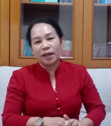 Presiden Konfederasi Serikat Buruh Seluruh Indonesia (KSBSI), Elly Rosita Silaban