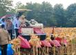  Presiden Republik Indonesia, Prabowo Subianto   menghadiri kegiatan Panen Raya Jagung Serentak Kuartal II
