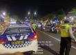Satlantas Polresta Bengkulu Gelar Patroli Blue Light di Kawasan Blungguk Point