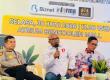 Ketua Asosiasi Media dan Jurnalis (AMJ), Wibowo Susilo, S.E., saat menjadi narasumber dalam Diskusi Publik dan Interactive Talkshow Edukasi Hukum 2026